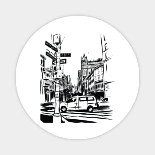 City Scape Magnet